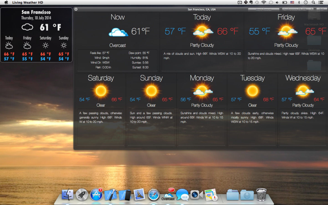 ‎Living Weather & Wallpapers HD Screenshot