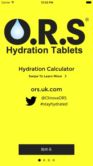 O.R.S Hydration Calculator - Japan