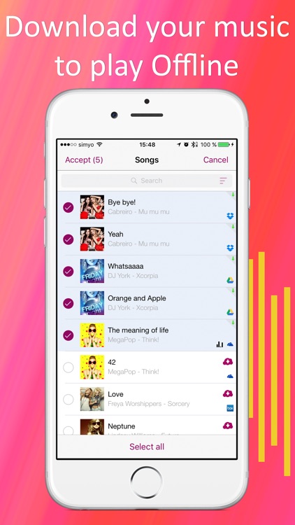 Cloud Music - Free Music & Cloud Services Player screenshot-3