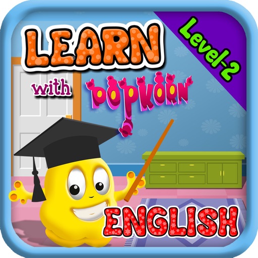 Learn English With Popkorn :For  Level2 icon