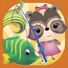 Candy Raccoon: Fishing for Kids