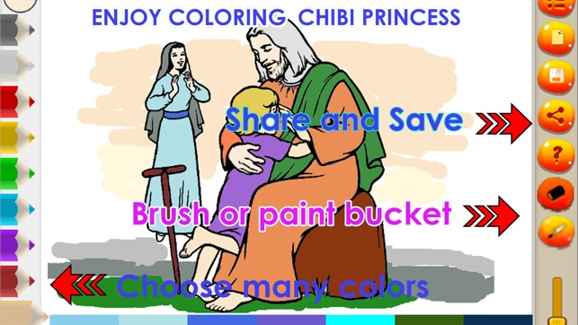 Bible Story Finger Painting - Coloring pages(圖2)-速報App