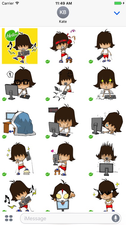 Hellowe Stickers: OTAKU Lee