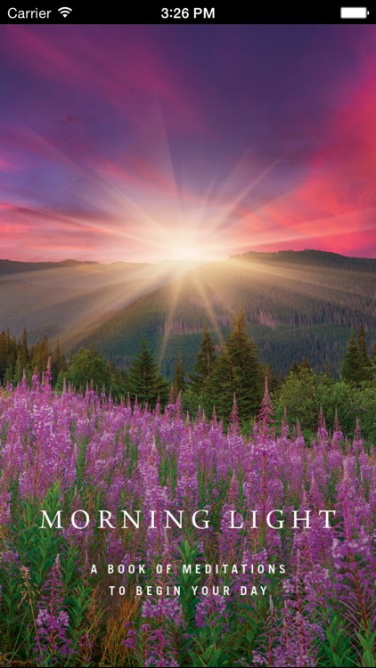 Morning Light / Night Light: Recovery Meditations