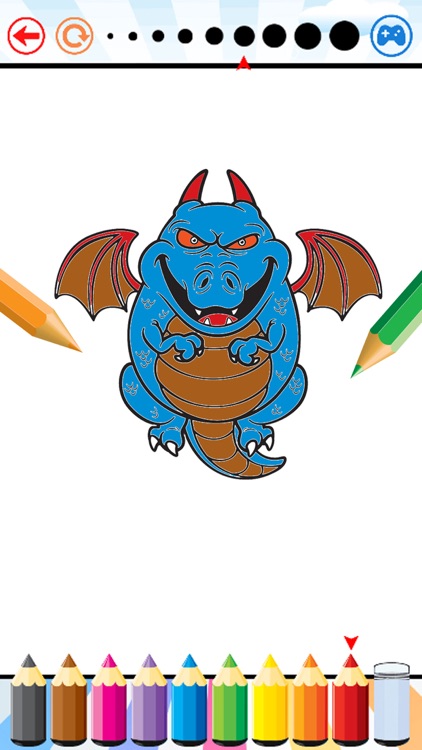 Dragon Dinosaur Coloring Book - Dino Kids All In 1