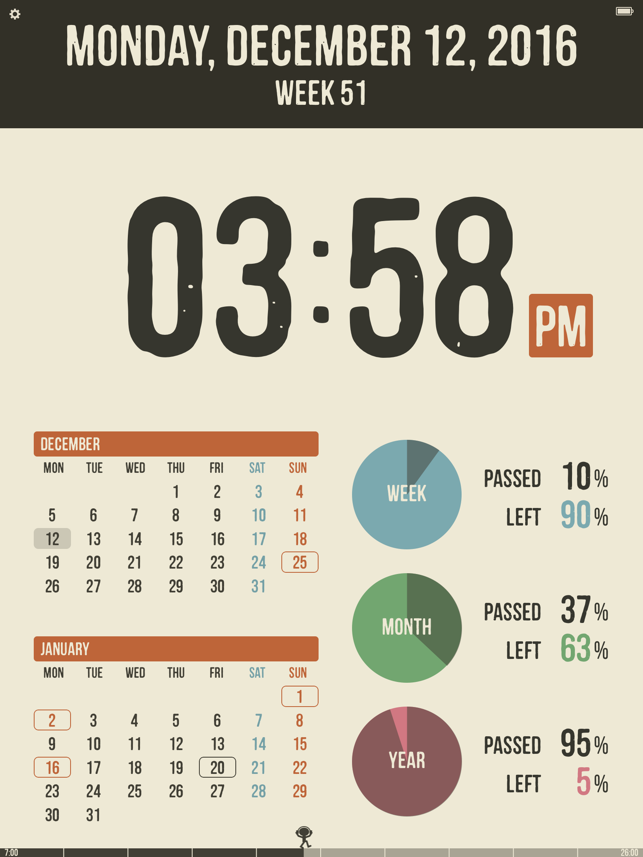 Desk Clock Calendar(圖3)-速報App