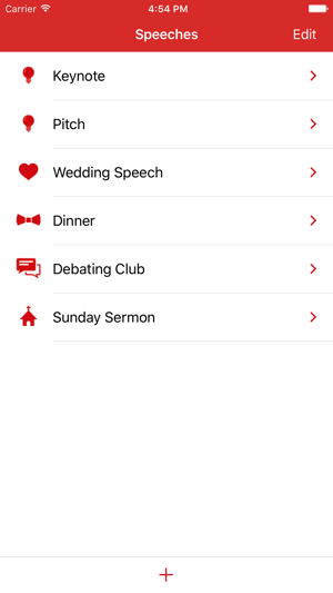 Speeches App