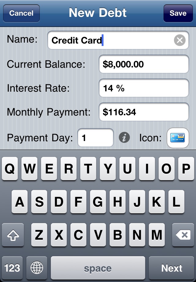 Debt Payoff Assistant screenshot 4