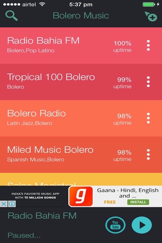 Bolero Music Radio Stations screenshot 2