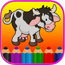 Activities of Animals Coloring Book HD - First Grade Word Games