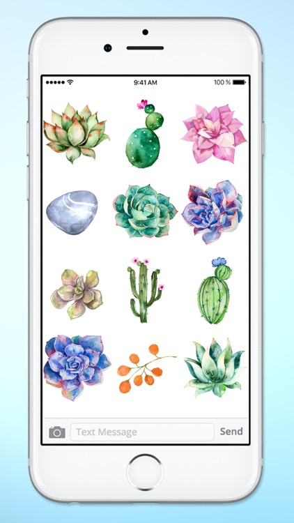 Watercolor Cactus and Succulents Sticker Pack