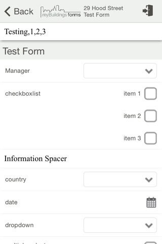myBuildings Forms screenshot 3