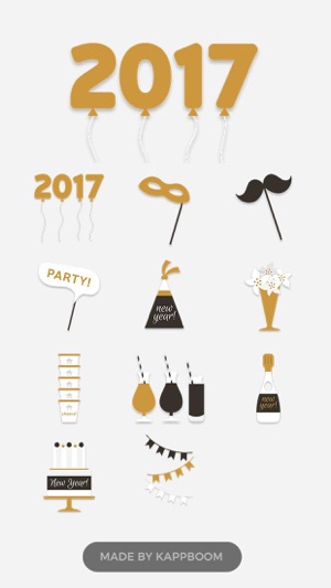 New Year 2017 Stickers(圖1)-速報App