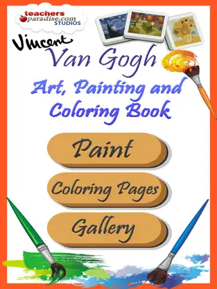 Captura de Pantalla 3 Van Gogh Paintings - Coloring Book for Adults iphone
