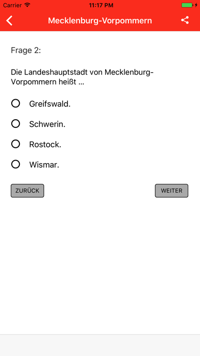 Einbürgerungstest Mecklenburg-Vorpommern screenshot 2