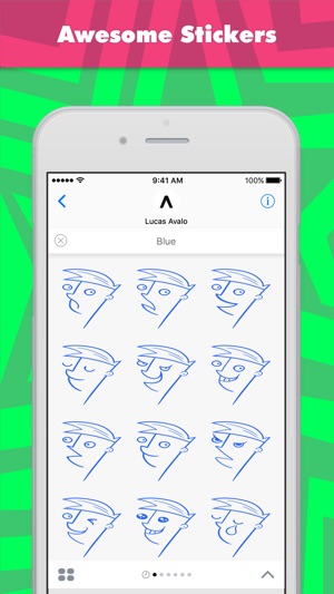 Blue stickers by Lucas(圖1)-速報App