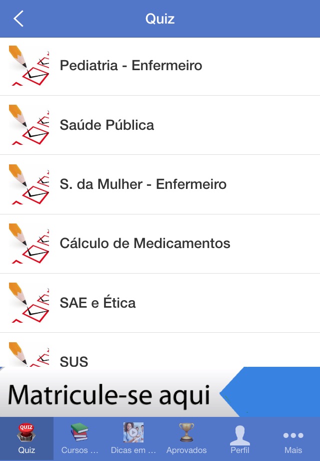 SaúdeAprovação App screenshot 2