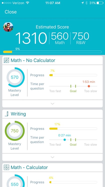 SAT Prep by Ready4 screenshot-3