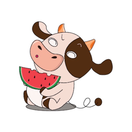 Dairy Cows Animated Stickers