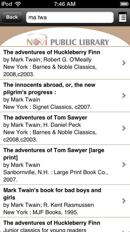 Novi Public Library Mobile