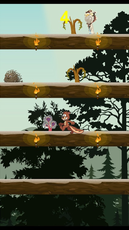 Squirrel Jump games : fun and jumping on the tree