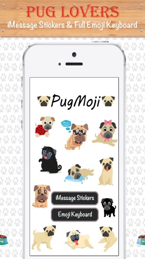 PugMoji - Pug Lovers Emojis and Stickers!(圖1)-速報App