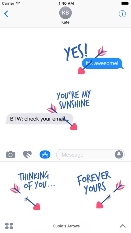 Cupid's Arrow - Animated Stickers