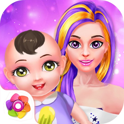 Chic Model Give Birth-Baby Salon Sim iOS App