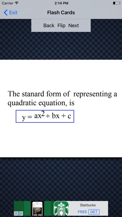 Quadratic Equations - Algebra1