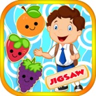 ABC Fruits puzzle activities for preschoolers