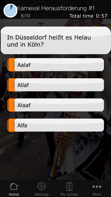 Karneval und Fasching Quiz Spiel App auf Deutsch screenshot-4