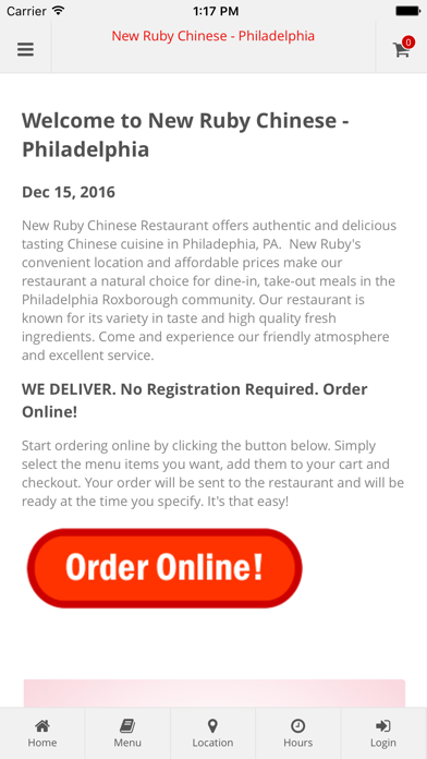 How to cancel & delete New Ruby Chinese Philly from iphone & ipad 1