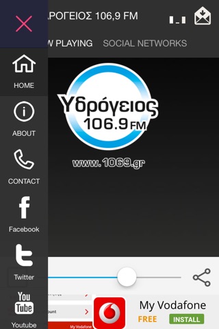 ΥΔΡΟΓΕΙΟΣ 106,9 FM screenshot 2