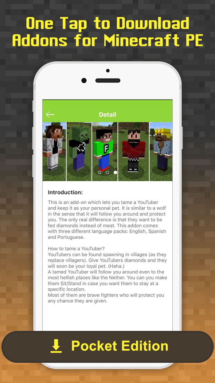 Free Addons - MCPE maps  add ons for Minecraft PE