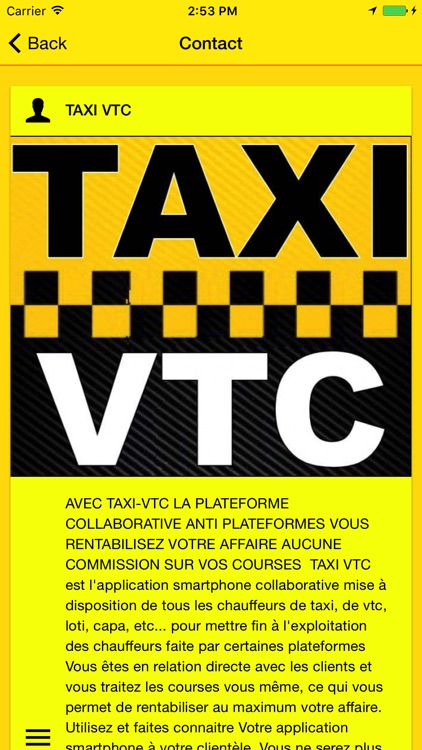 TAXI VTC