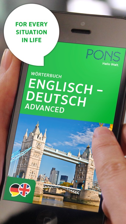Dictionary German - English ADVANCED by PONS screenshot-0