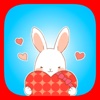 Love Bunny Stickers