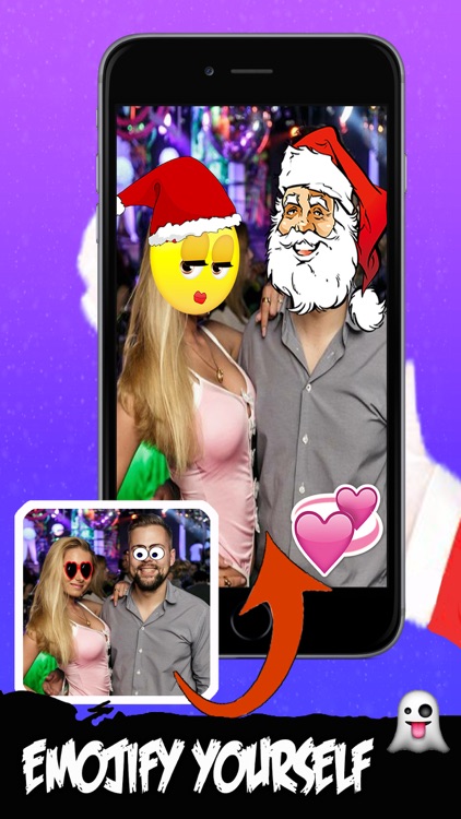 Real Christmas Emoji ART Effect Photo Booth