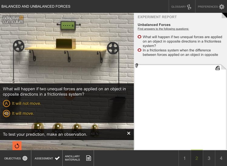 Balanced and Unbalanced Forces