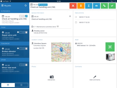 Planon AppSuite screenshot 3