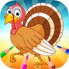 Turkey &amp; Chicken Evolution - Coloring book for me