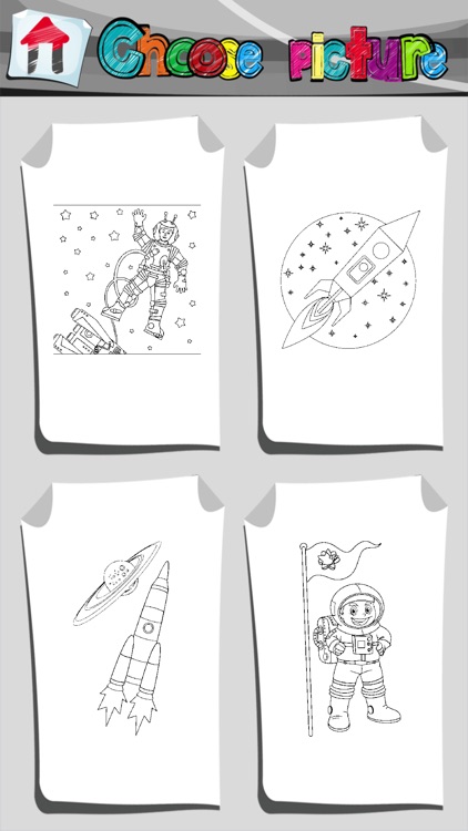 Astronaut Coloring Book