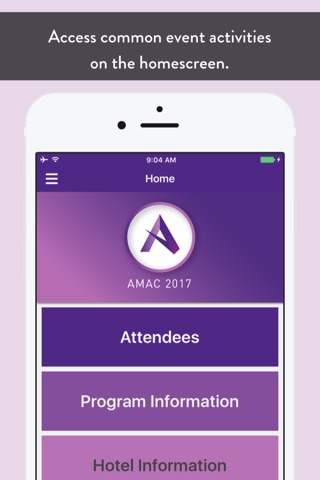 AMAC Event screenshot 2