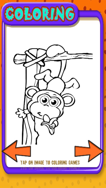 Monkey Explorer Games Coloring Book For Kids