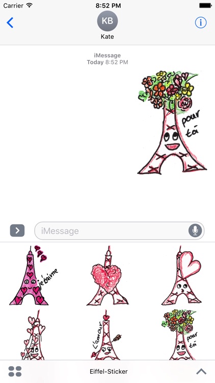 Eiffel-Sticker