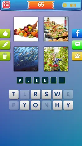 Game screenshot Pics to Word Puzzle-4 Pics Guess What's the 1 Word mod apk