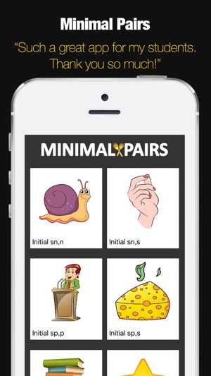 Minimal Pairs for Speech Therapy(圖1)-速報App