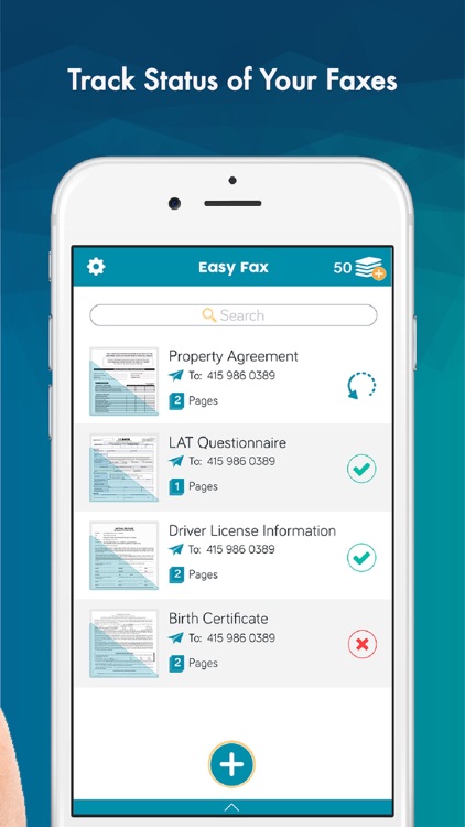 FAX from iPhone Pro - Send Fax App by Easy Fax