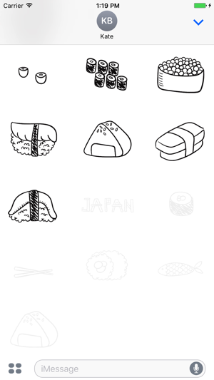 Animated Cute Japan Food Stickers(圖4)-速報App