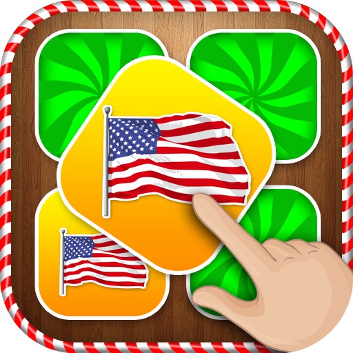 Christmas Country Matching Cards - Christmas Games iOS App